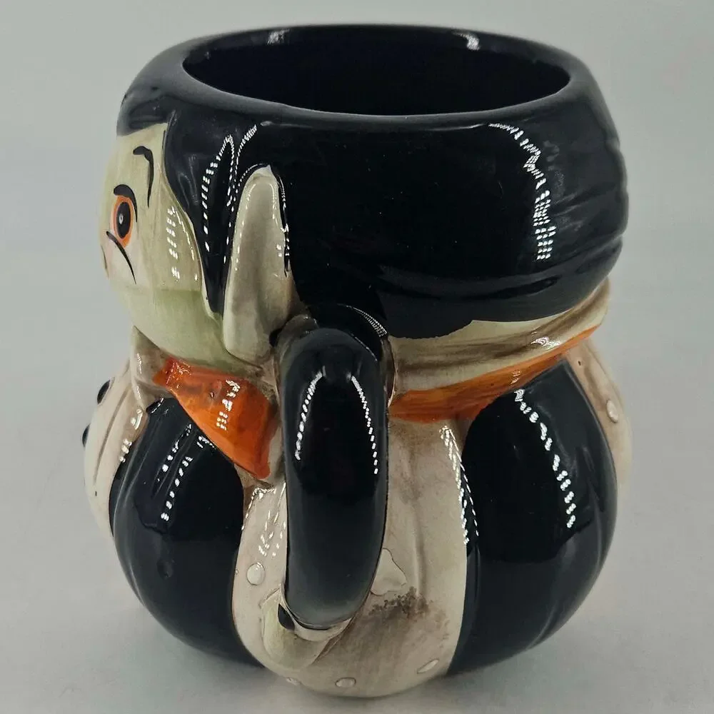 Johanna Parker Halloween Vampire Dracula Pumpkin Peep Mug Folk Art Fall